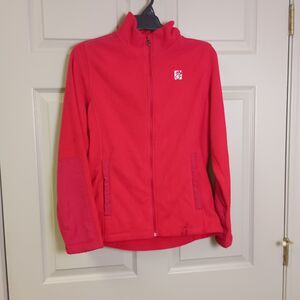 OOBE Chick-Fil-A Adult Unisex Jacket Size Medium Red Full Zip Employee Fleece